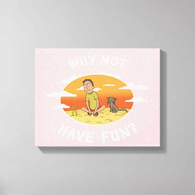 Lienzo RICK AND MORTY™ | Por qué no divertirse (Anverso)