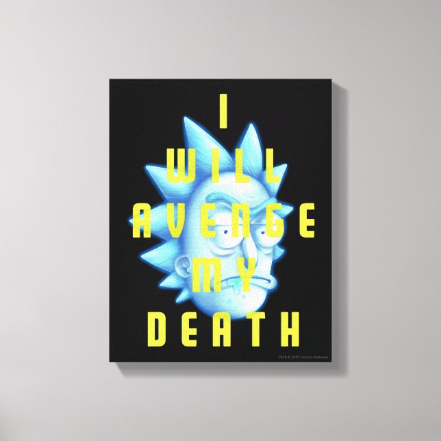 Lienzo RICK AND MORTY™ | Venceré Mi Muerte (Anverso)