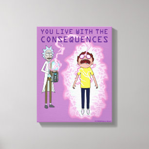 Lienzo RICK AND MORTY™   Vives Con Las Consecuencias