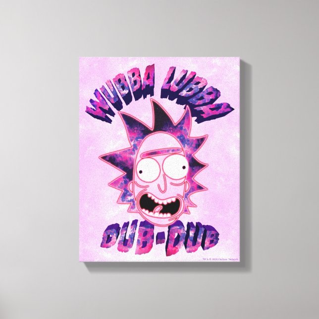 Lienzo RICK AND MORTY™ | Wubba Lubba Dub-Dub (Anverso)