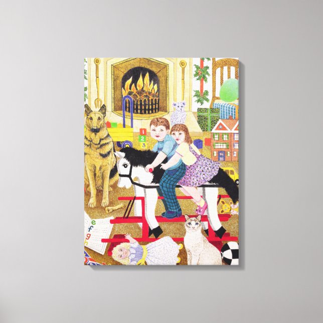 Lienzo Ride-a-Cock-Horse (Anverso)