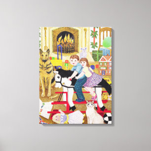 Lienzo Ride-a-Cock-Horse