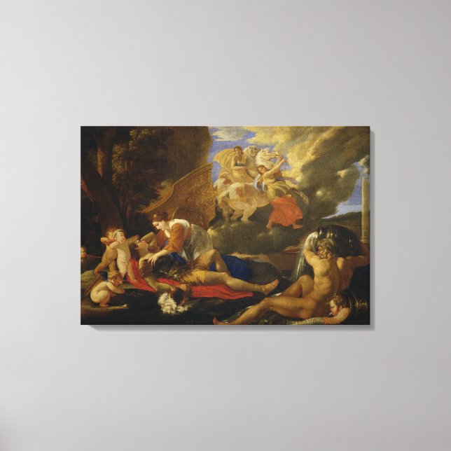 Lienzo Rinaldo y Armida (Anverso)