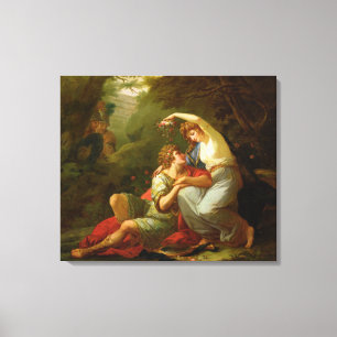 Lienzo Rinaldo y Armida, 1771 (aceite en lona)