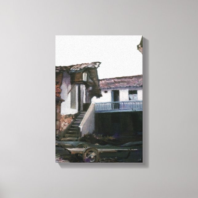 Lienzo Rincón de Centulle (Lugo)/Nook of Centulle (Lugo) (Anverso)