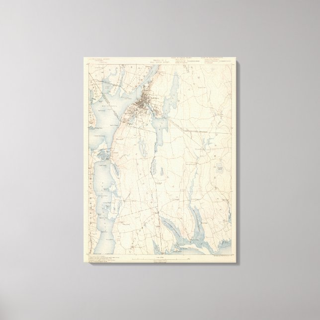 Lienzo Río Caída, Massachusetts (Anverso)