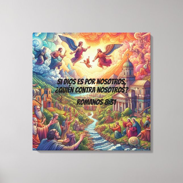 Lienzo Río Celestial (Anverso)