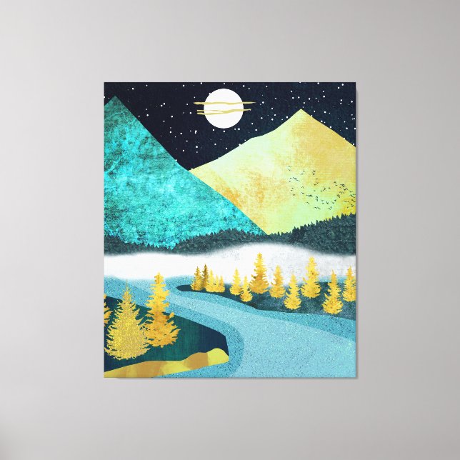 Lienzo Río Dorado (Anverso)