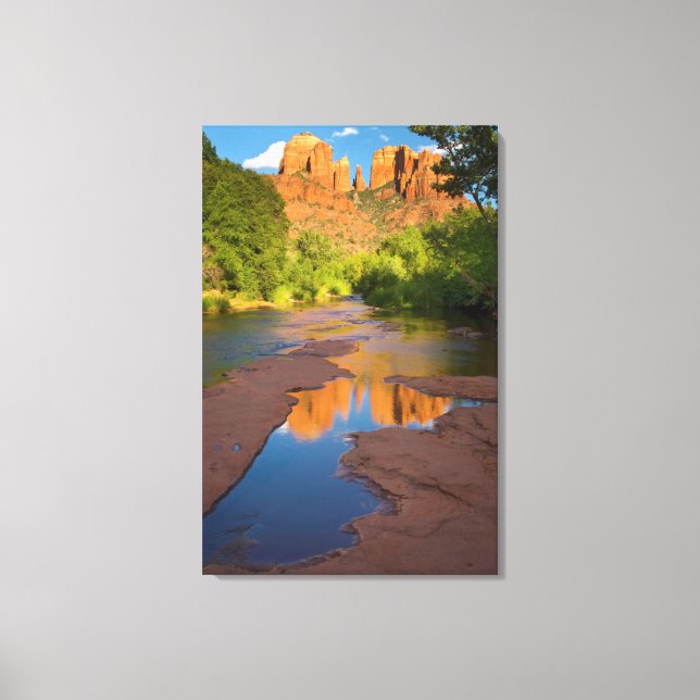 Lienzo Río en Red Rock Crossing, Arizona (Anverso)