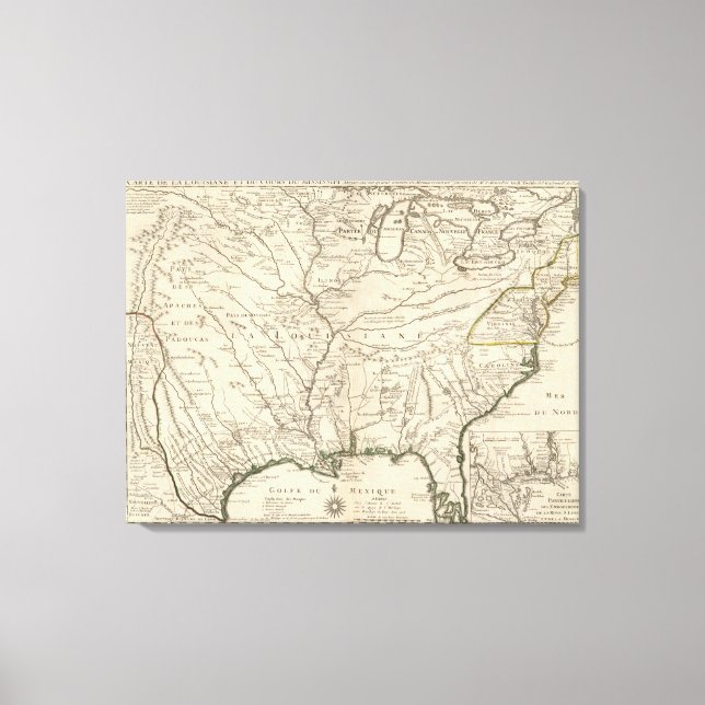 Lienzo Río Misisipi (Anverso)