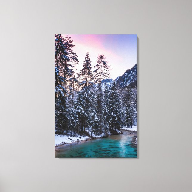 Lienzo Río Mojstrana, Eslovenia (Anverso)