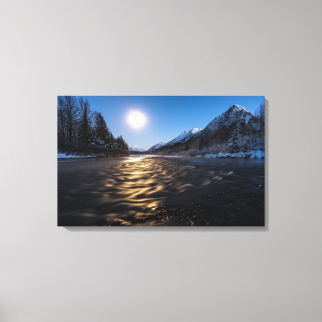 Lienzo Río Moon (Anverso)