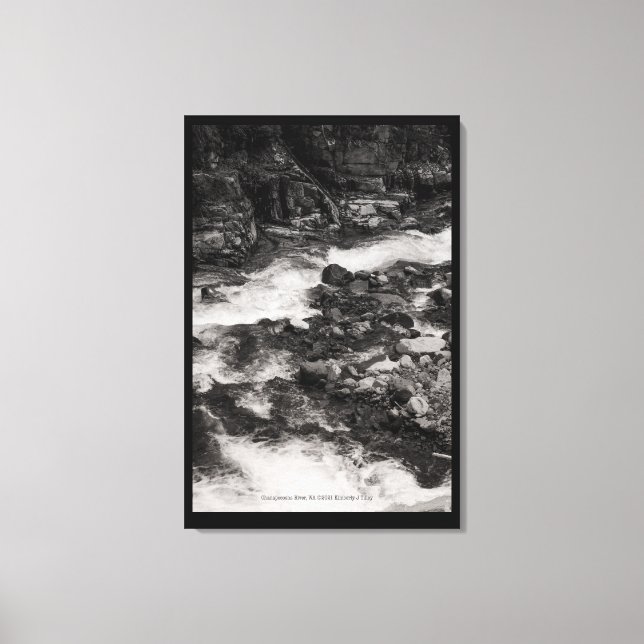 Lienzo Río Ohanapecoshs, WA (Anverso)