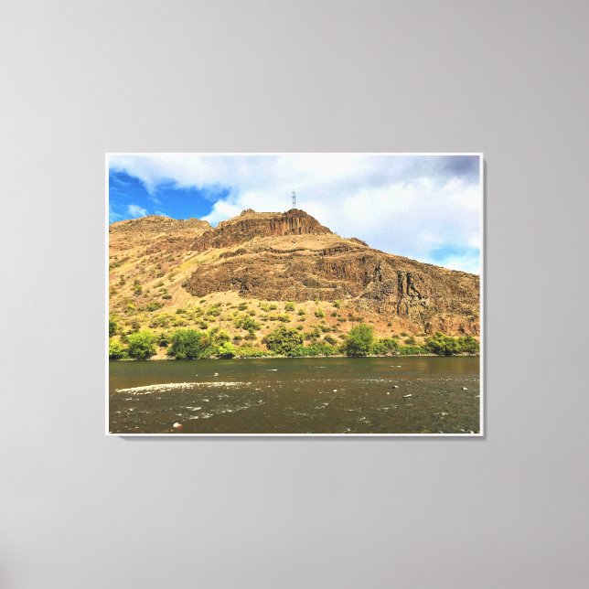 Lienzo Río Serpiente, Oxbow, Idaho (Anverso)