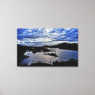 Lienzo Río Twilight