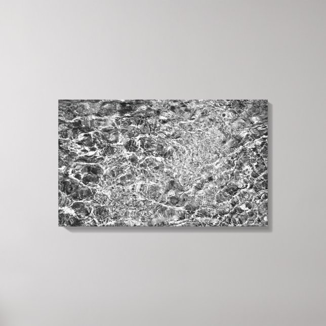 Lienzo Ripples del agua del río (Anverso)