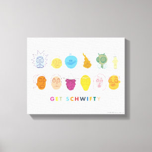 Lienzo RIQUEZA Y MORTY™  Obtener Schwifty