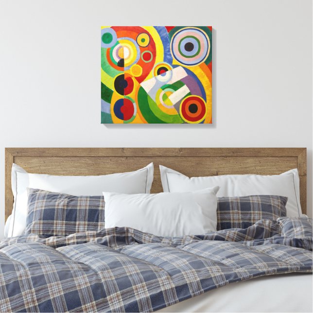 Lienzo Ritmo, alegría de la vida | Robert Delaunay | (Insitu(Dormitorio))