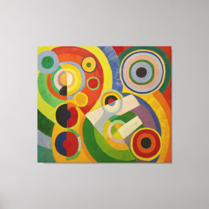 Lienzo Ritmo Joie de vivre de Roberto Delaunay 1930
