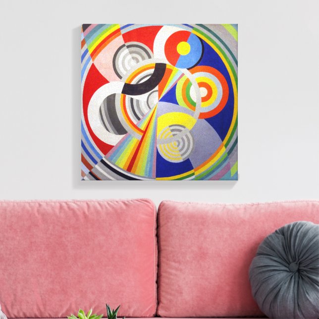 Lienzo Ritmo nº 1 | Robert Delaunay | (Insitu (Sala de estar))