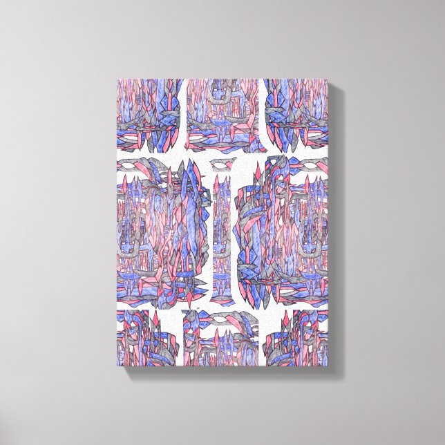 Lienzo Ritmo Profundo: Expresión Abstracta (Anverso)