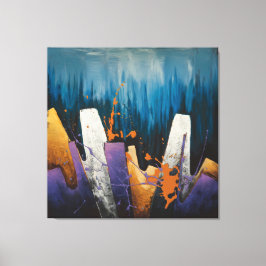 Lienzo "Ritmos del Skyline urbano" 🎨 🌆