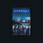 Lienzo Riverdale fuera del Poster Diner del Pop<br><div class="desc">Riverdale | Archie y la banda afuera de Pop's Diner por la noche.</div>