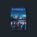 Lienzo Riverdale fuera del Poster Diner del Pop<br><div class="desc">Riverdale | Archie y la banda afuera de Pop's Diner por la noche.</div>