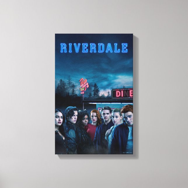 Lienzo Riverdale fuera del Poster Diner del Pop (Anverso)