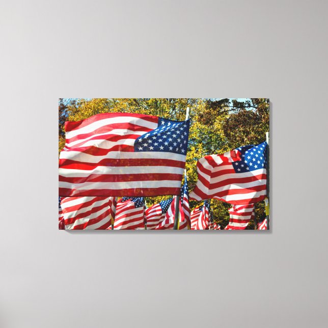 Lienzo Riverdale, Nueva York, Estados Unidos. País del vi (Anverso)