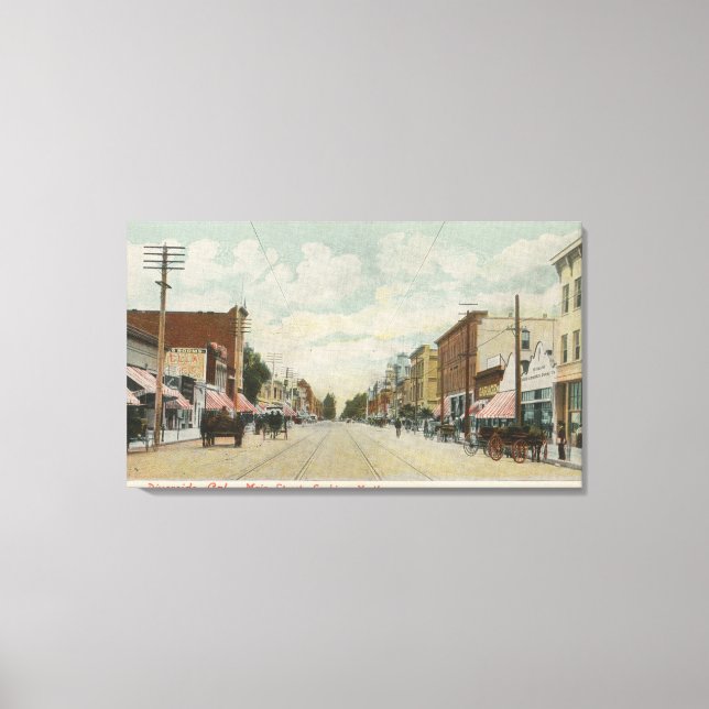 Lienzo Riverside, CA Main Street View (Anverso)