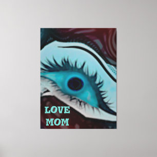 Lienzo rmdesignflo55 diseño elegante de mamá amor de ojos