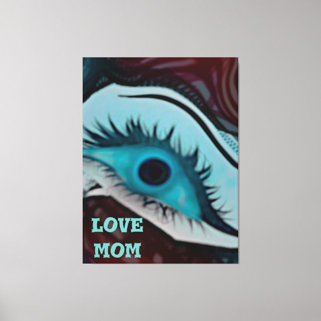 Lienzo rmdesignflo55 diseño elegante de mamá amor de ojos (Anverso)