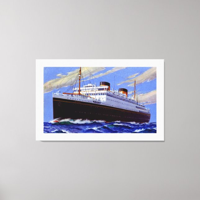 Lienzo RMS Britannic ~ L (Anverso)