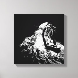 Lienzo Roaring Lion Canvas Wall Art
