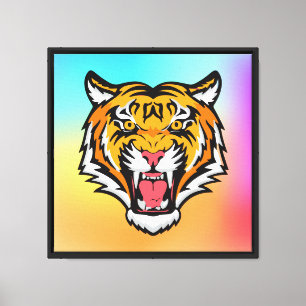 Lienzo Roaring Tiger Head-25818 Travel Mug
