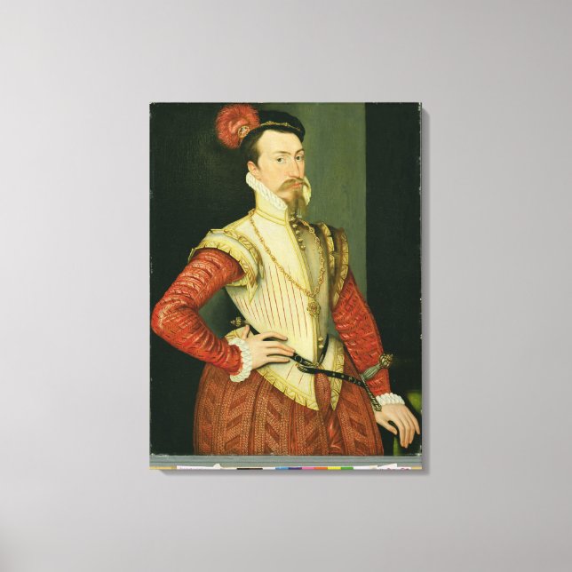Lienzo Robert Dudley (1532-88) 1er Conde de Leicester, c. (Anverso)