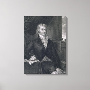Lienzo Roberto R. Livingston, grabado por E. Mackenzie
