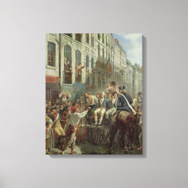 Lienzo Robespierre y Saint-Just (Anverso)