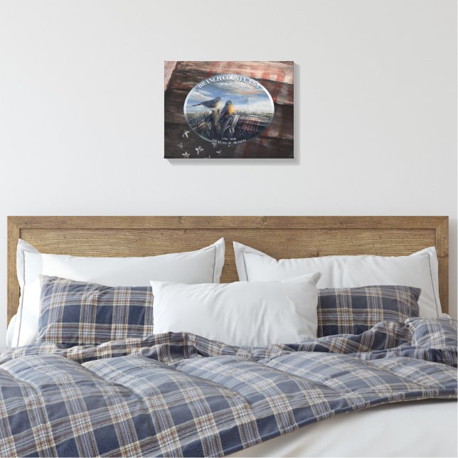 Lienzo Robin 250yrs Branch Co MICH (Insitu(Dormitorio))