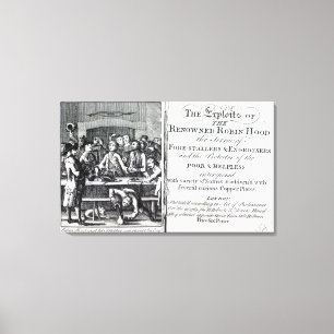 Lienzo Robin Hood y su madre