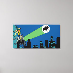 Lienzo Robin Y Batman Climb