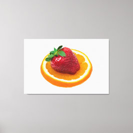 Lienzo Robo y naranja