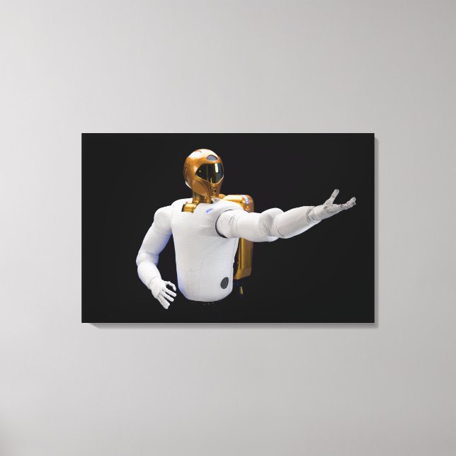 Lienzo Robonaut 2, un astronauta hel 5 humanoide dexteros (Anverso)