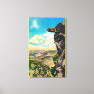 Lienzo Roca colgante en Glacier Point Yosemite, CA