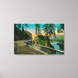 Lienzo Roca del diente en el río de Columbia