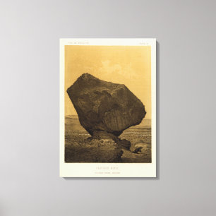 Lienzo Roca encaramada, cala del eje de balancín, Arizona