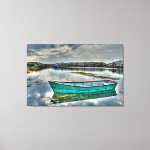 Lienzo Rocas azules Nueva Escocia Canadá