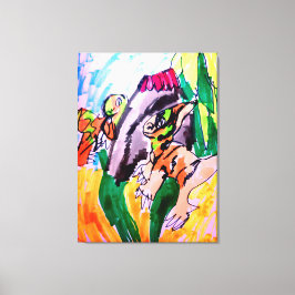 Lienzo Rocas de dinosaurio 