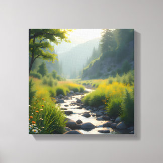 Lienzo Rocas de Mountains Creek